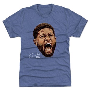 Paul George Men&#39;s Premium T-Shirt - Los Angeles C Basketball Paul George Scream WHT
