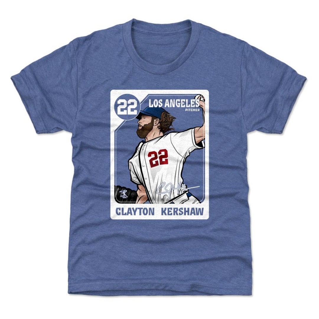 Clayton Kershaw Kids T-shirt Los Angeles D Baseball Clayton 