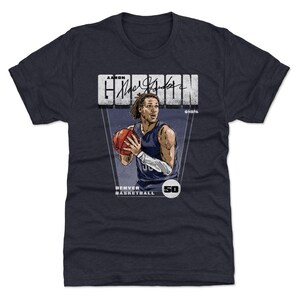 Aaron Gordon Men&#39;s Premium T-Shirt - Denver Basketball Aaron Gordon Denver Premiere WHT
