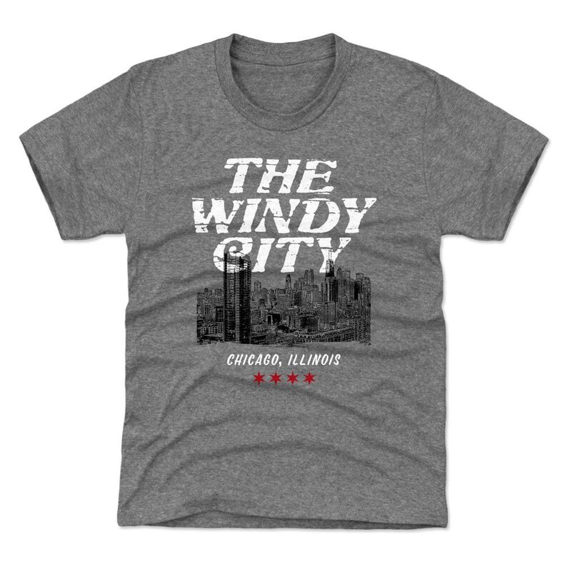 Illinois Lifestyle Chicago Illinois Windy City WHT Chicago Kids T-Shirt