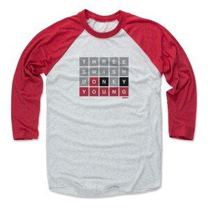 Trae Young Men&#39;s Baseball T-Shirt - Atlanta Basketball Trae Young Atlanta Wordle