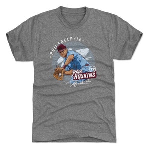 Rhys Hoskins Men&#39;s Premium T-Shirt - Philadelphia Baseball Rhys Hoskins Philadelphia Dots WHT