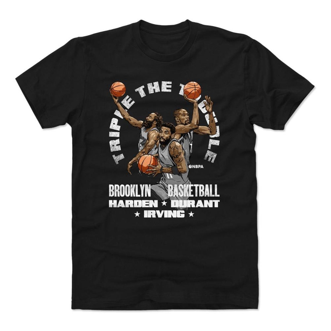 Kevin Durant Men's Cotton T-Shirt Brooklyn Basketball | Etsy