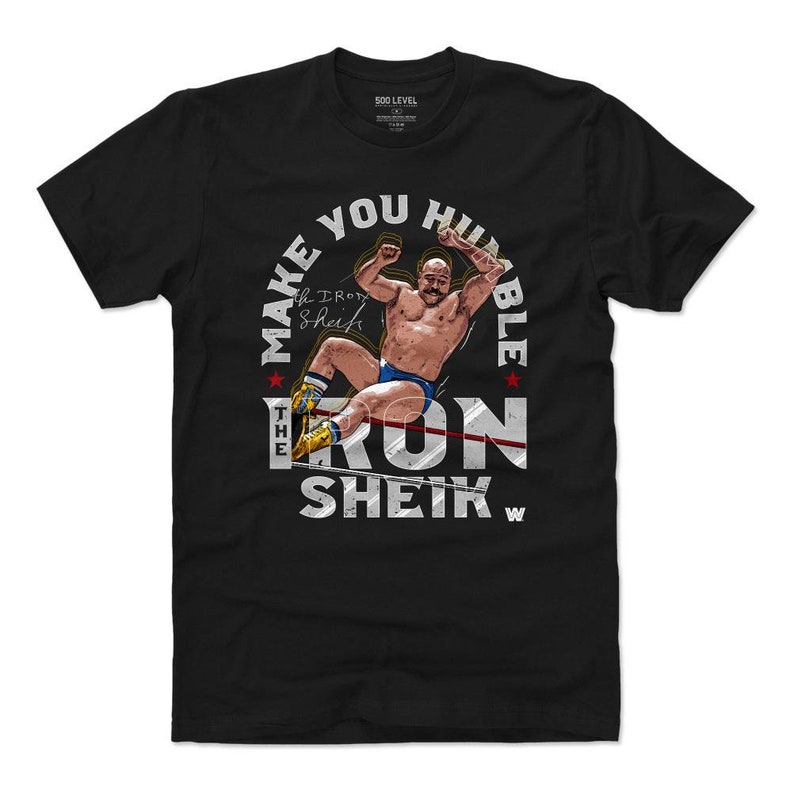 Iron Sheik Men's Cotton Tshirt Legends Wwe Iron Sheik Etsy