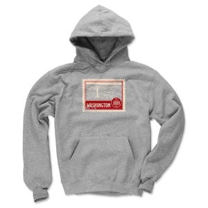 Washington Men&#39;s Hoodie - Washington Lifestyle Washington Established Stamp WHT