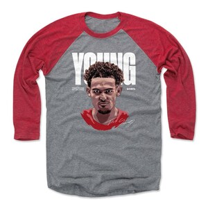 Trae Young Men&#39;s Baseball T-Shirt - Atlanta Basketball Trae Young Game Face WHT