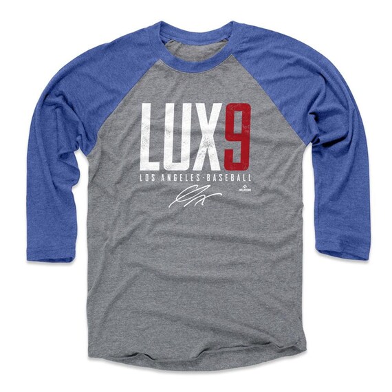 Gavin Lux Men's Baseball T-shirt Los Angeles D Baseball Gavin