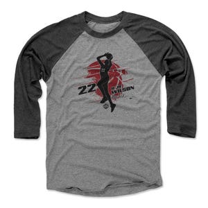 A&#39;ja Wilson Men&#39;s Baseball T-Shirt - Las Vegas WNBPA A&#39;ja Wilson Las Vegas Silhouette