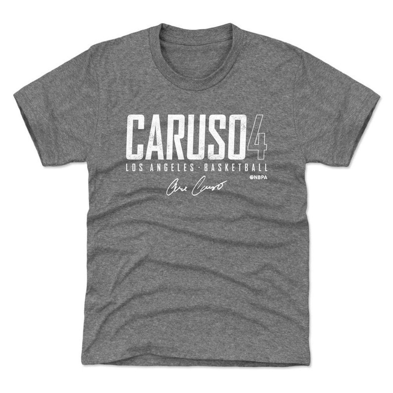 Los Angeles L Basketball Alex Caruso Los Angeles Elite WHT Alex Caruso Kids T-Shirt