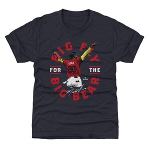 Marcell Ozuna Kids T-Shirt - Atlanta Baseball Marcell Ozuna Atlanta Big Fly WHT