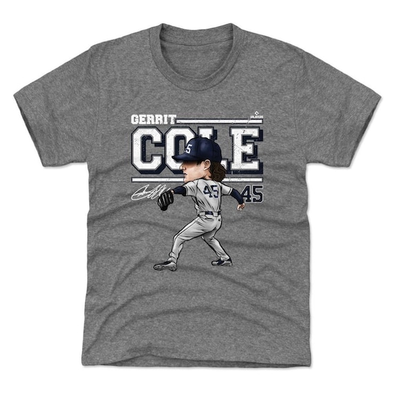 Gerrit Cole Kids T-shirt New York Y Baseball Gerrit Cole Cartoon