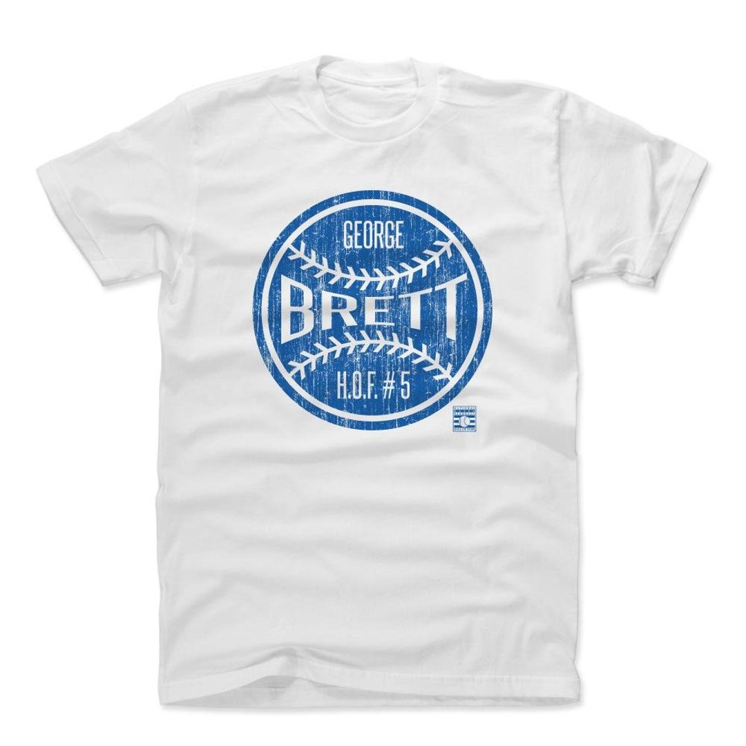 George Brett Men's Cotton T-shirt Kansas City Baseball 