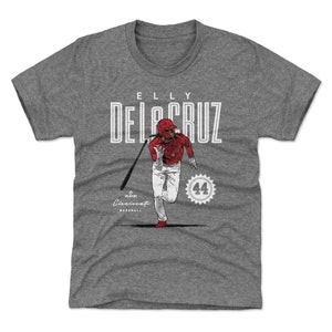 Camiseta infantil Elly De La Cruz - Béisbol de Cincinnati Tarjeta de Cincinnati de Elly De La Cruz WHT