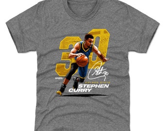 Steph Curry Kids T-Shirt - Golden State Basketball Steph Curry Offset Y WHT