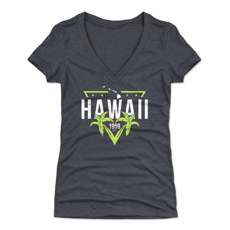 Hawaii Women's VNeck TShirt Hawaii Lifestyle Hawaii Etsy