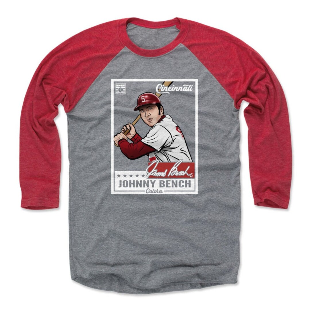 Official Johnny Bench Jersey, Johnny Bench Shirts, Baseball