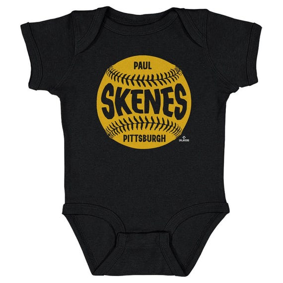 Paul Skenes Kids Baby Romper Pittsburgh Baseball Paul Skenes Pittsburgh  Baseball WHT