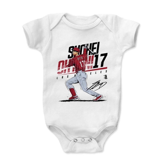 Shohei Ohtani Kids Baby Romper | Los Angeles A Baseball Shohei Ohtani Power R