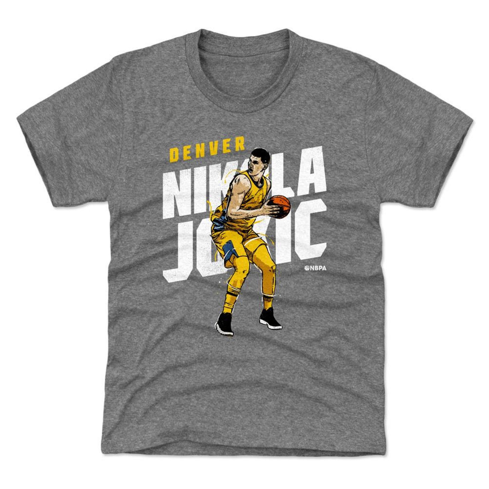 Nikola Jokic Kids TShirt Denver Basketball Nikola Jokic Etsy
