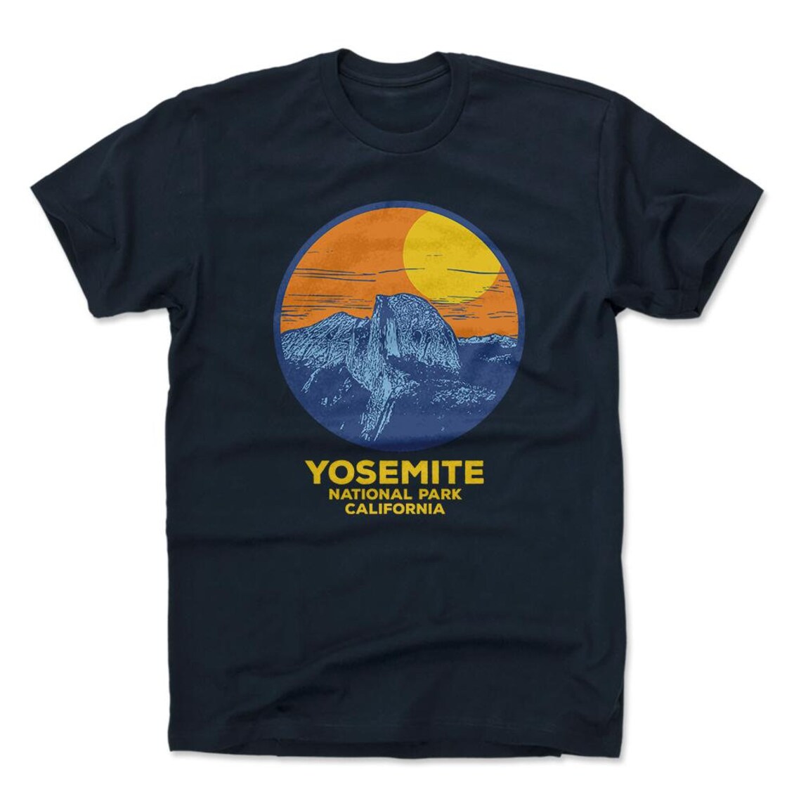 blue yosemite t shirt