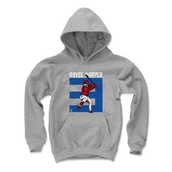 500 LEVEL Bryce Harper Kids Hoodie - Youth Baseball Hoodie With Harper Number, Cotton Blend