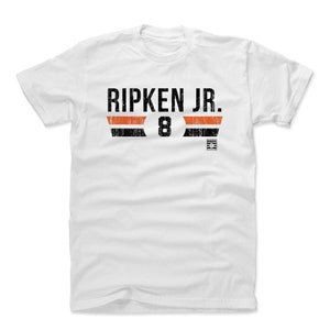 Cal Ripken Jr. Men&#39;s Cotton T-Shirt - Baltimore Baseball Cal Ripken Jr. Font K