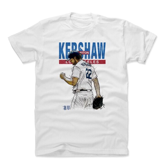 Clayton Kershaw Men's Cotton T-shirt Los Angeles D 