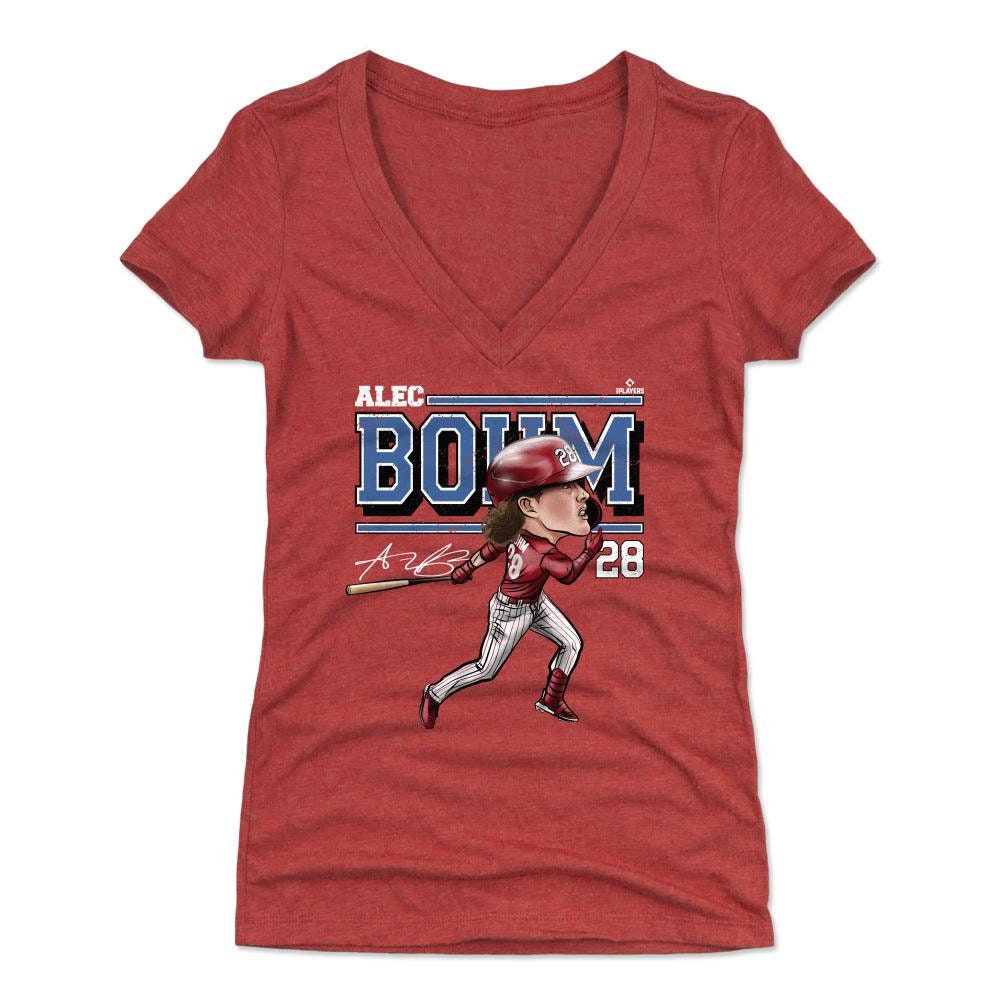 Alec Bohm Women's V-Neck T-Shirt Philadelphia Baseball | Etsy