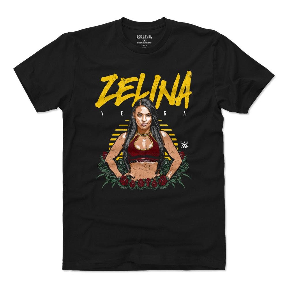 Zelina Vega Men's Cotton T-Shirt - Women Superstars WWE Zelina Vega Po...