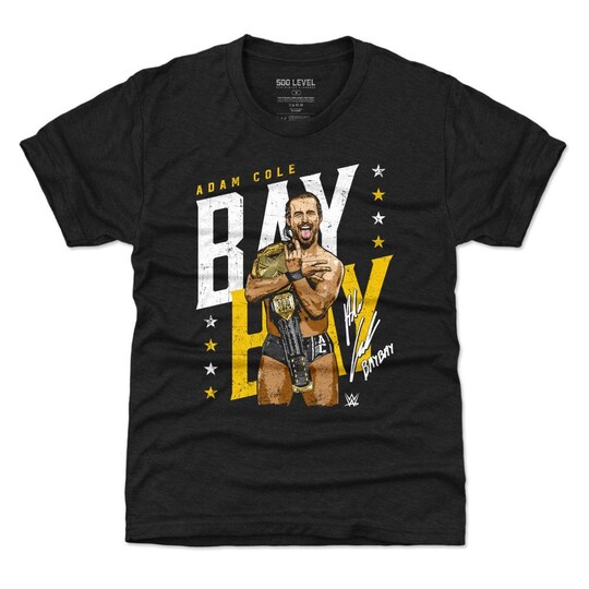 Adam Cole Kids T-Shirt Superstars WWE Adam Cole Bay Bay WHT