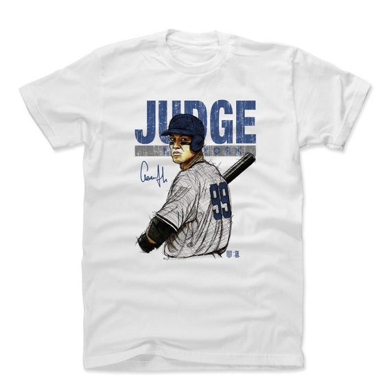 500LVL Aaron Judge Men's Cotton T-Shirt - New York Y Baseball Aaron Judge Stare B