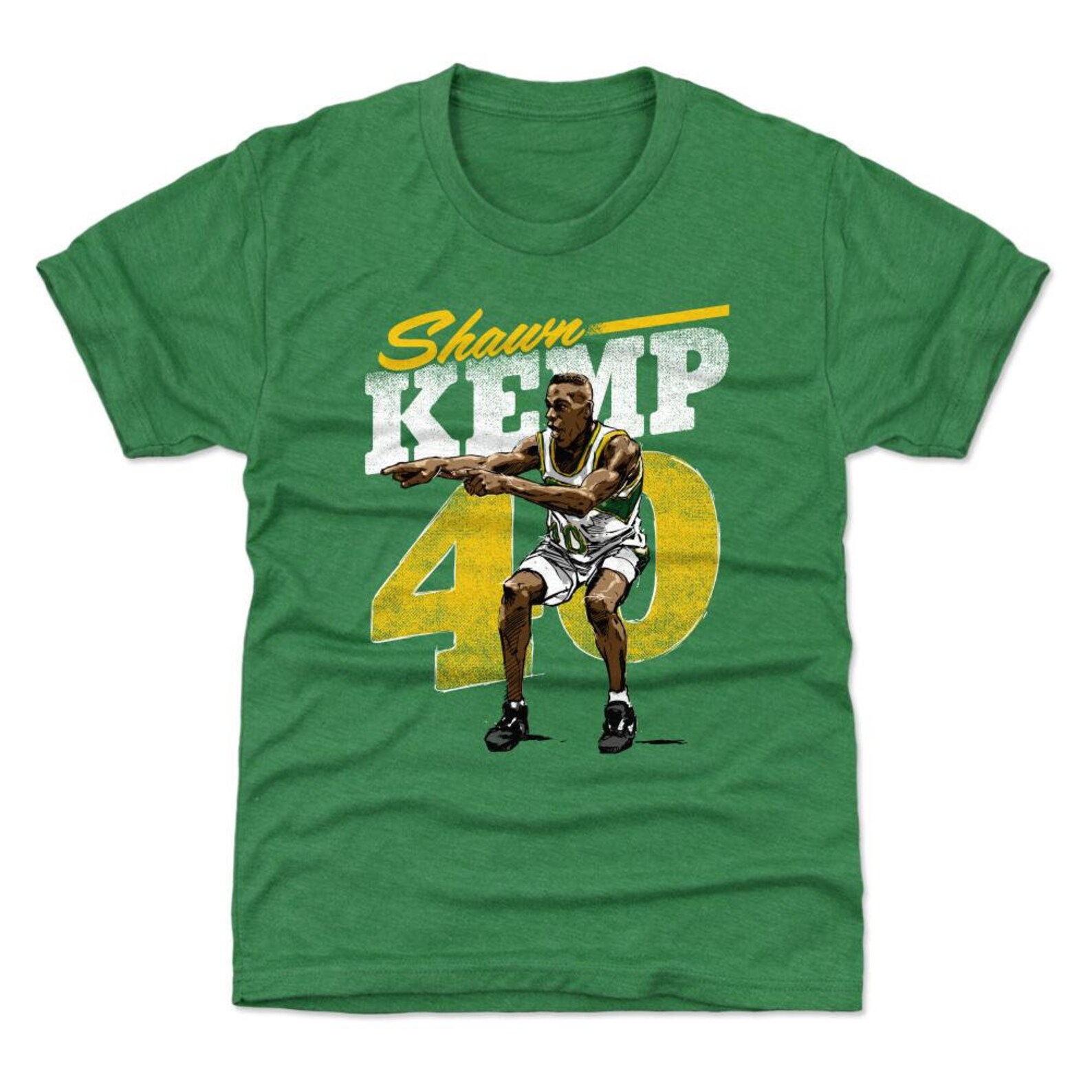 Shawn Kemp Kids Tshirt Seattle Throwbacks Shawn Kemp Retro Etsy