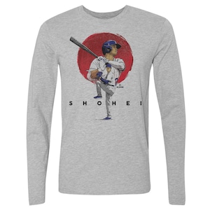 Shohei Ohtani Men&#39;s Long Sleeve T-Shirt - Los Angeles Baseball Shohei Ohtani Los Angeles D Shohei Sun