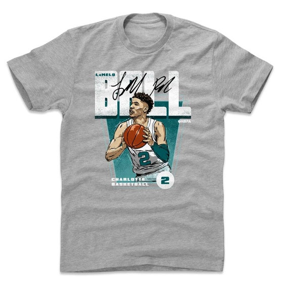 Lamelo Ball Men's Cotton T-shirt Charlotte Basketball Lamelo