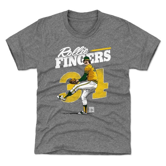 Throwback Oakland Athletics Rollie Fingers Vintage Baseball Jersey