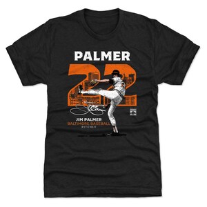 Jim Palmer Men&#39;s Premium T-Shirt - Baltimore Baseball Jim Palmer Throwback WHT