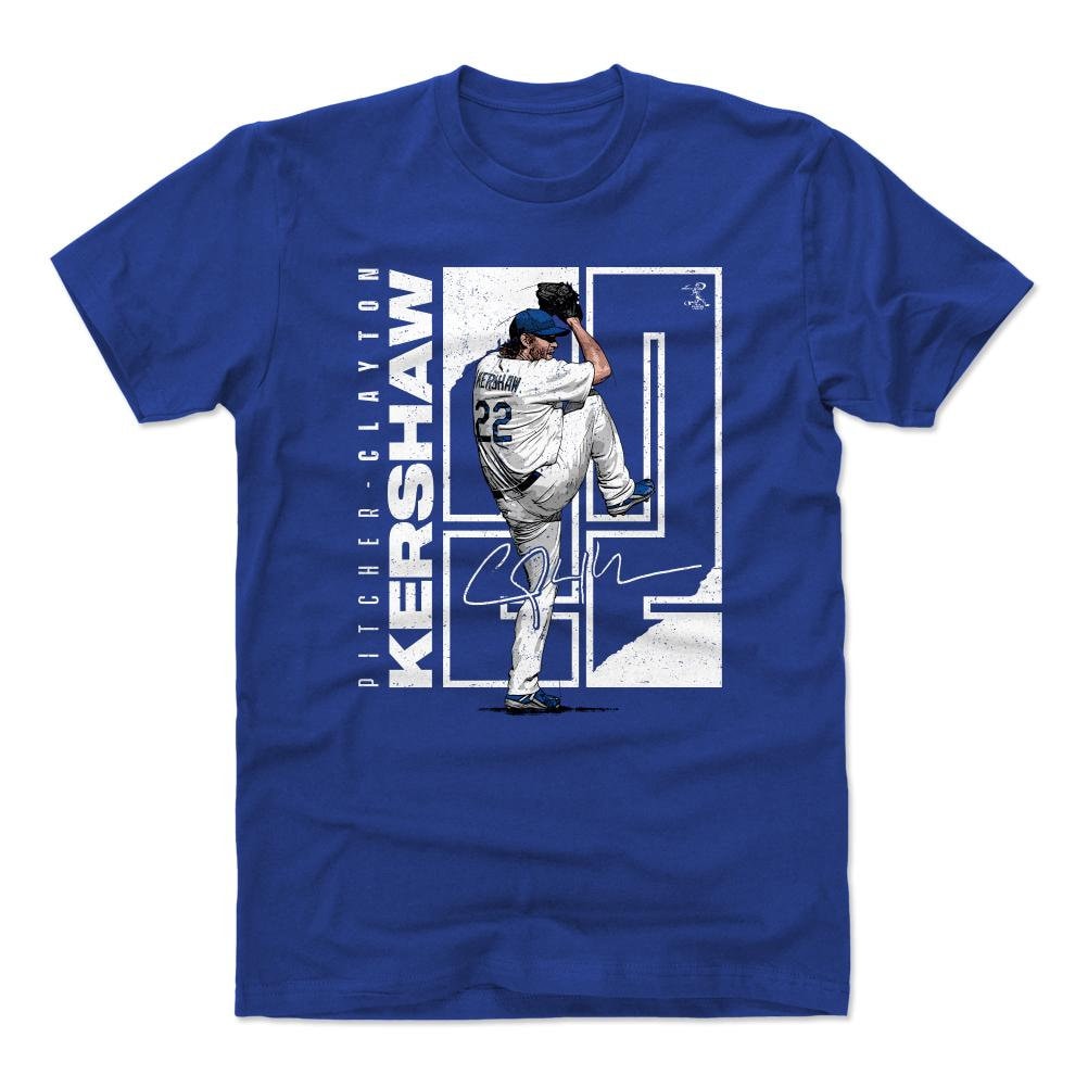 Majestic MLB Adult Name Number T-Shirt Clayton Kershaw LA DODGERS Small S  22