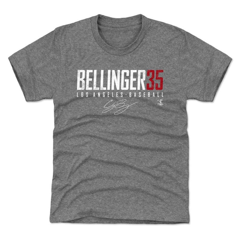 Cody Bellinger Kids T-Shirt Los Angeles D Baseball Cody Bellinger Los Angeles D Elite wht