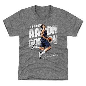 Aaron Gordon Kids T-Shirt - Denver Basketball Aaron Gordon Lift Off WHT