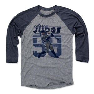 Aaron Judge Men&#39;s Baseball T-Shirt - New York Baseball Aaron Judge Retro B