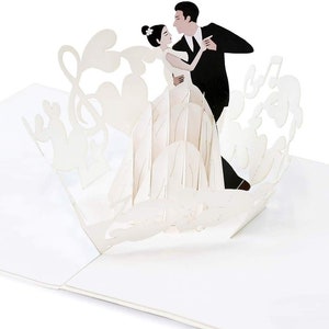 Convites e cartões comemorativos para casais de casamento BurstUp Pop Up - pacote com 10