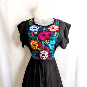 Long Mexican Dress, Vestido Tradicional Mexicano, Ruffle Mexican Dress, Vestido 5 de Mayo, Vestido Fiesta Mexicana, Mexican Fiesta Dress,
