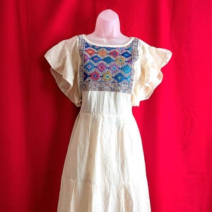 Mexican Dress, Vestido Tradicional Mexicano, Ruffle Mexican Dress, Vestido 5 de Mayo, Vestido Fiesta Mexicana, Mexican Fiesta Dress,
