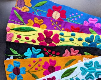FLORAL EMBROIDERY B E L T , Mexican Woven Belt, Mexican Accesory, Accesory Belt, Handmade  Belt, Cinturón bordado para dama, Mexican Belt..