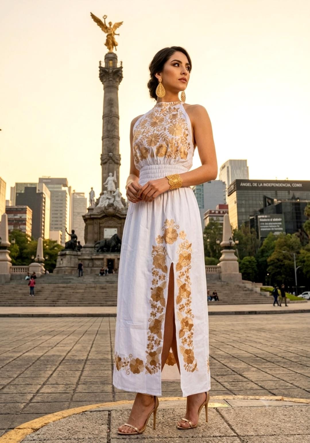 Mexican Halter Dress