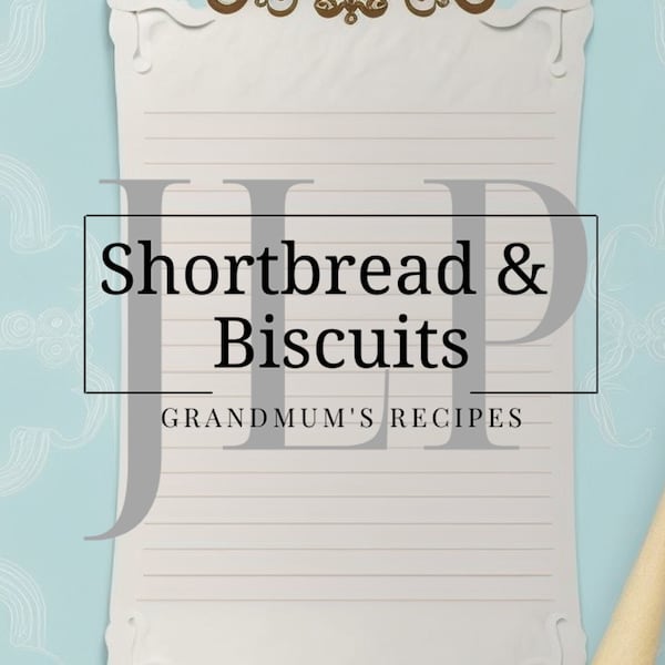 Recettes de biscuits sablés écossais et de thé britannique Téléchargements numériques instantanés pour votre album, livre de cuisine, revues ou échanges de recettes