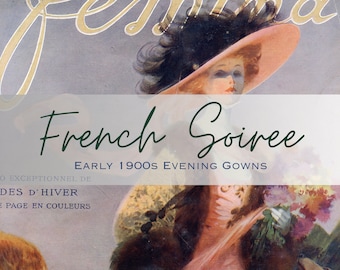 Antique Femina Magazine Fashion Covers 1903-1909 (Digital Download)