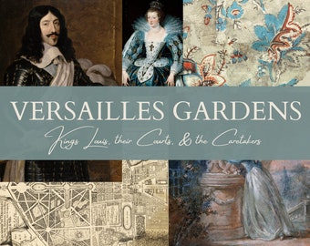 Versailles Gärten PNG Bilder: Könige, Hof, Ephemera (Digitaler Download)