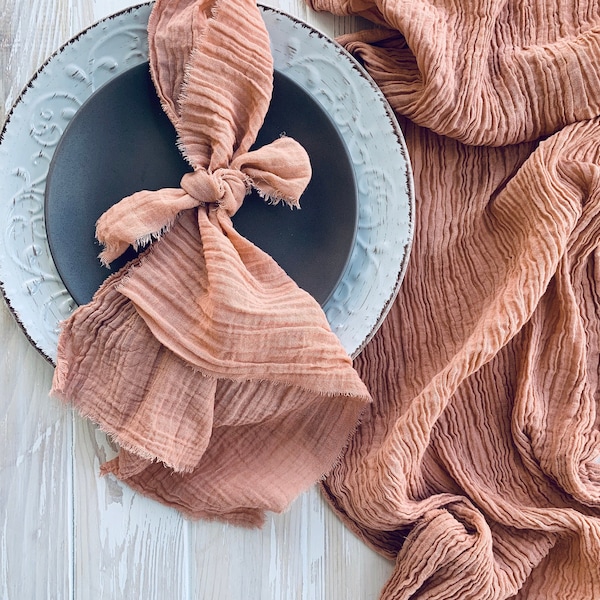 Cheese Cloth Napkins Etsy