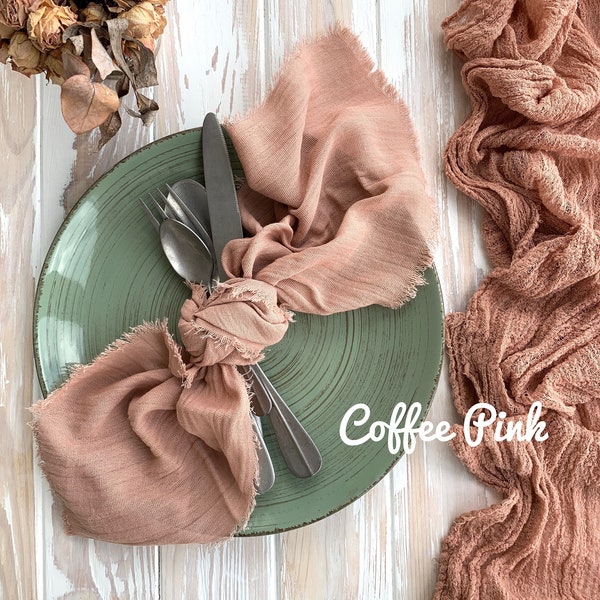 Cheese Cloth Napkins Etsy